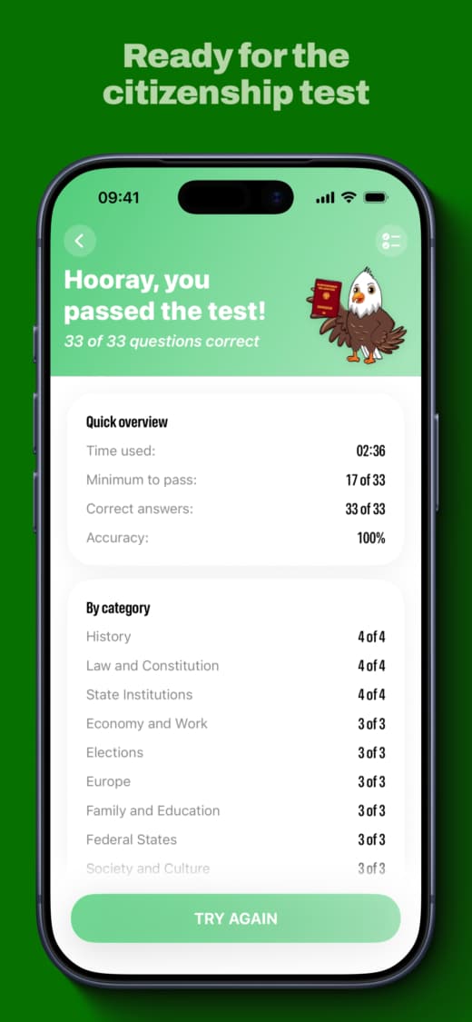 Additional app screen
